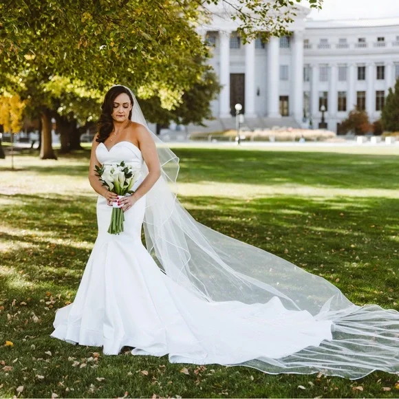 Morilee Dresses Morilee Remi Wedding Dress Size Diamond White Style 5777 Poshmark